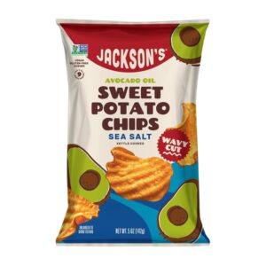 Wavy Sea Salt 5oz Avocado Oil Sweet Potato Chips